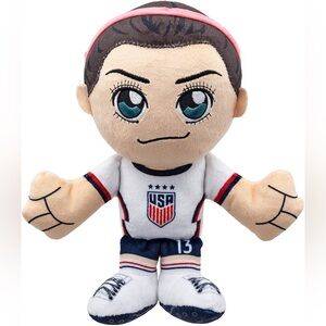 USA Women's Soccer Alex Morgan 8" Kuricha Plush Bleacher Creatures NEW NWT US
